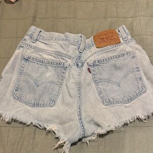 Levi's Women's Light Wash Jean Shorts